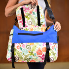 Go Anywhere Bag, Blue Flower