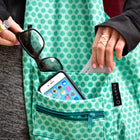 Yoga Sling  Bag, Turquoise Dots