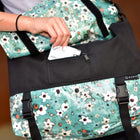 Go Anywhere Bag, Turquoise Flower