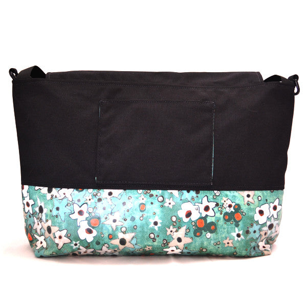 Go Anywhere Bag, Turquoise Flower