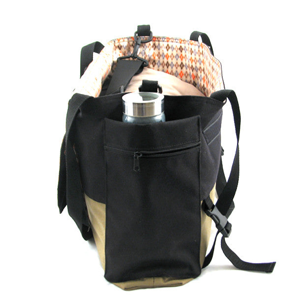Go Anywhere Canvas, Brown Black Canvas