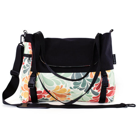 Roomy Yoga Mat Bag, Canvas and Laminate Yoga Tote Bag,