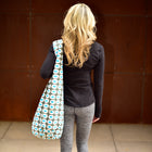 Yoga Sling Bag, Blue Dots