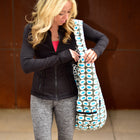 Yoga Sling Bag, Blue Dots