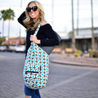 Yoga Sling Bag, Blue Dots