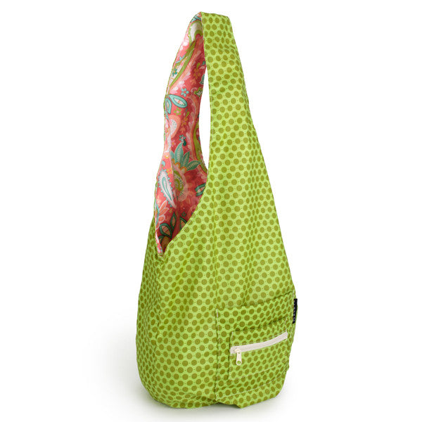 green yoga sling bag, green yoga mat bag, sling bag