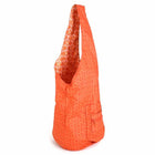 orange yoga sling bag, large sling bag, yoga mat bag